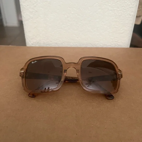 Ray-Ban Brown Oversized Square Sunglasses - Picture 2 of 4